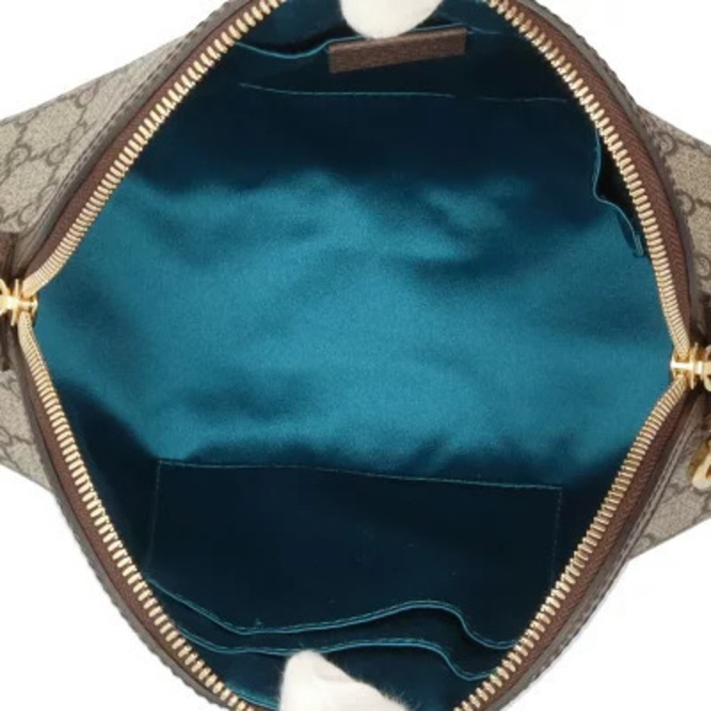 Gucci Shoulder Bag GG Ophidia Beige Canvas Supreme - Picture 6 of 8